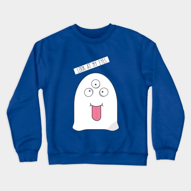 LOOK AT ME Crewneck Sweatshirt by MURCPOSE